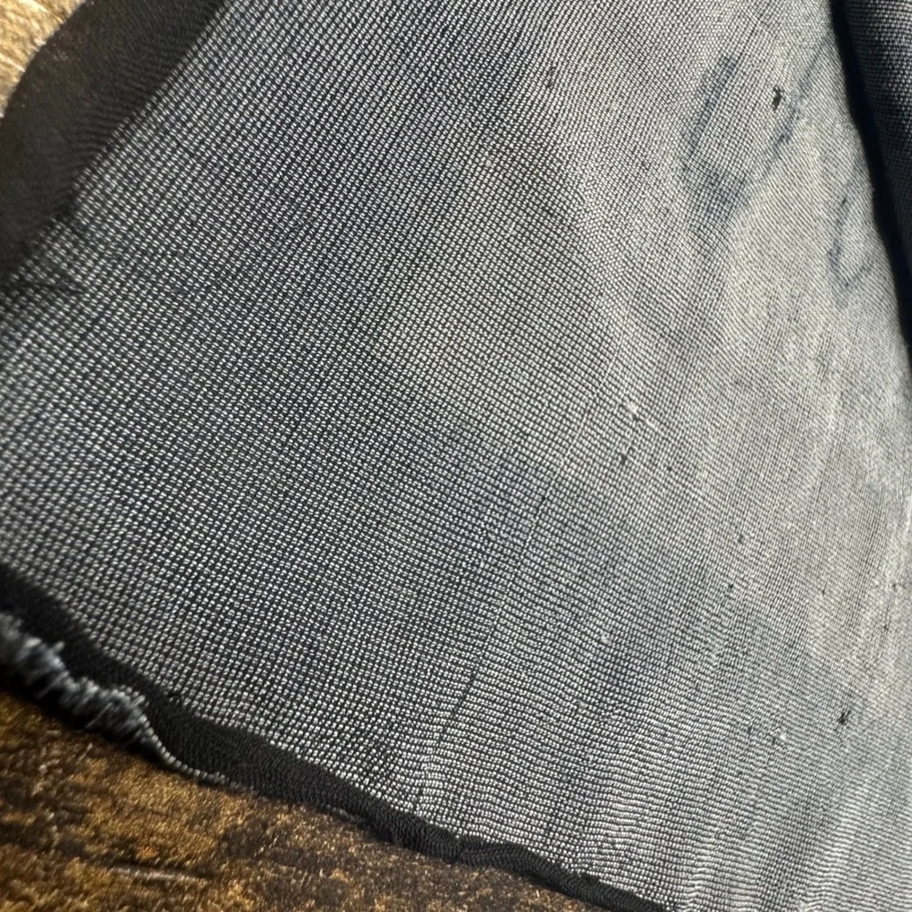 Joan Miro Unique Black and Grey‎ Abstract Figure Velour Scarf Shawl